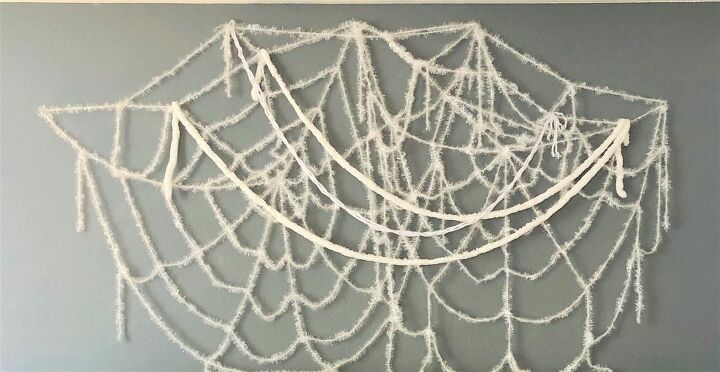 decorao de teia de aranha diy