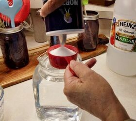 They mix salt, vinegar, & soap to test the outdoor tip everyone swears by
