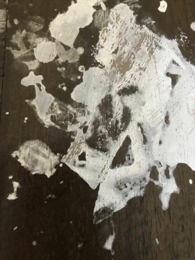 q how do i fix my table acetone was spilled