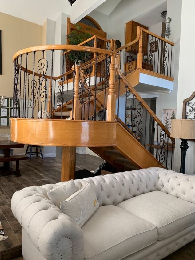 before after staircase transformation, The Before
