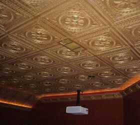 17 innovative ways to brighten up your home with ceiling tiles, 3 Regal Ceiling Tiles on a Budget