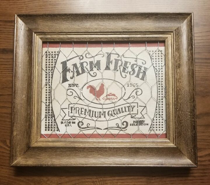 tela emoldurada farm fresh