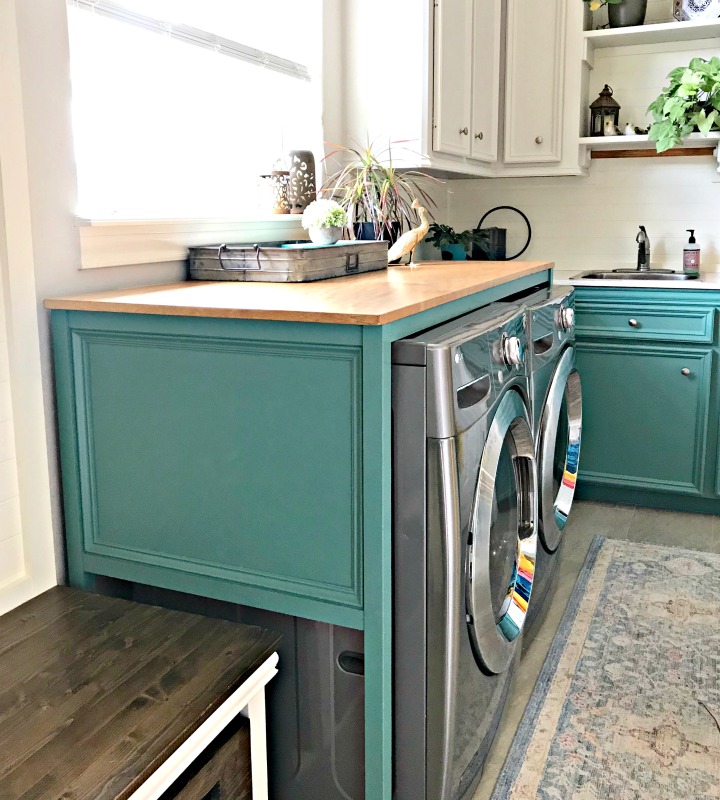 how to build a wood laundry table
