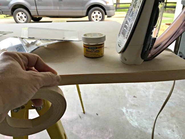 how to build a wood laundry table