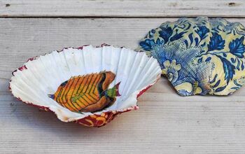 Beautiful Upcycled Scallop Shell Trinket Dishes