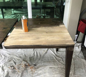 refinishing our dining room table