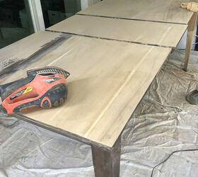 refinishing our dining room table