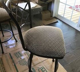 q how to paint these bar chairs