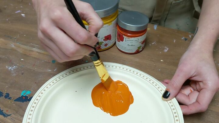 tarro de calabaza pintado
