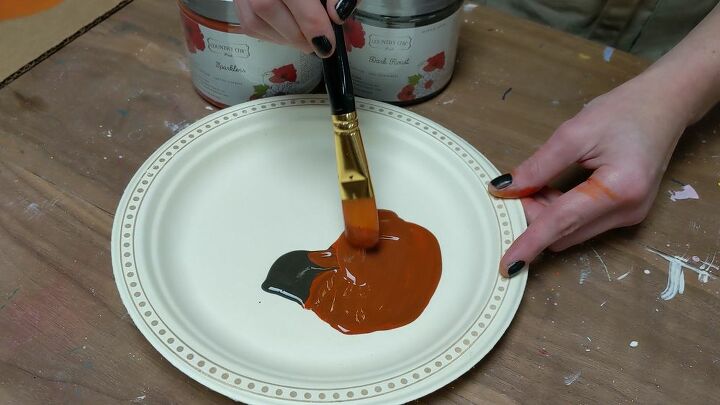 tarro de calabaza pintado