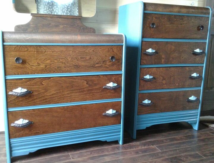How To Paint An Antique Dresser Makeover Mirror And Wood Finishes