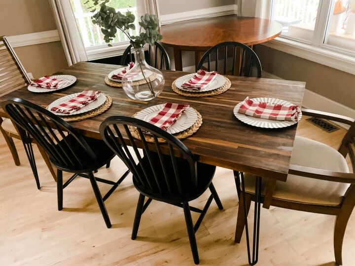 Butcher block hairpin deals legs