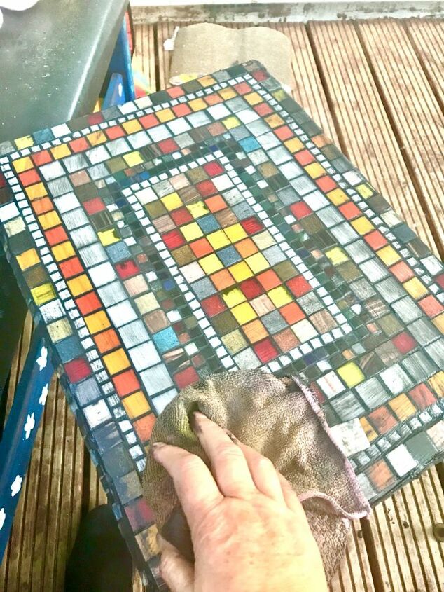How to Transform an Old Coffee Table With Mosaic DIY | Hometalk ikea-hack-geometric-tiled-coffee-table-delineate-your-dwelling