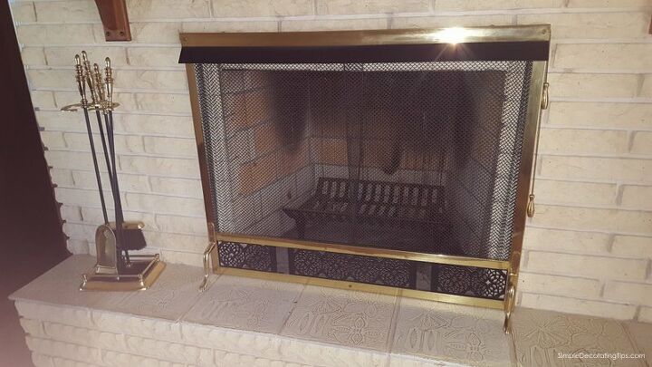 before after fireplace renovation