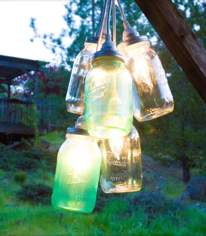 glass outdoor lighting