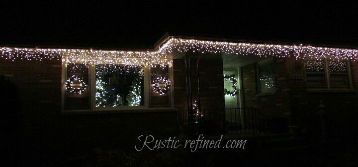 outdoor Christmas lights