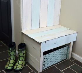 18 entryway shoe storage ideas that could transform your hallway, 2 Use Pallet Wood for Custom Built Storage