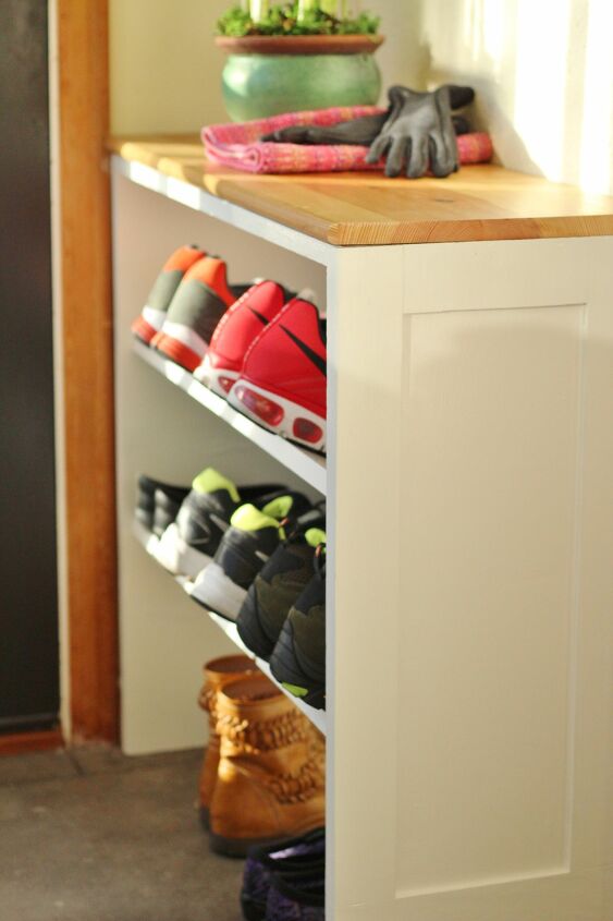 18 entryway shoe storage ideas that could transform your hallway, 16 Reconfigure Some Existing Shelves