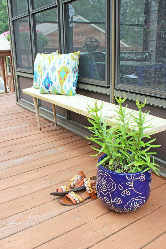 19 amazing diy ideas for the perfect outdoor bench, 14 Hassle Free Outdoor Bench Only 3 Materials