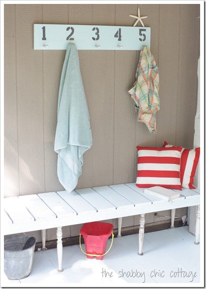 19 amazing diy ideas for the perfect outdoor bench, 7 Elegant Outdoor Bench Made from Spindles