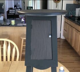 plant stand side table upcycle
