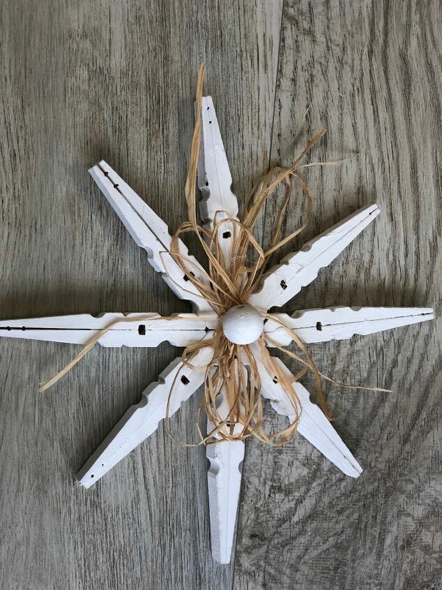 simple rustic snowflakes ornaments diy