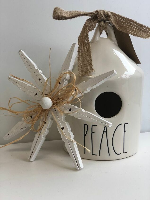 simple rustic snowflakes ornaments diy