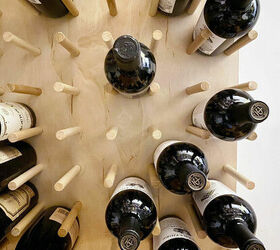 Cómo hacer un DIY:  Estantería de vino de gran tamaño para montar en la pared