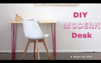How to Build a Modern Desk With Hairpin Legs