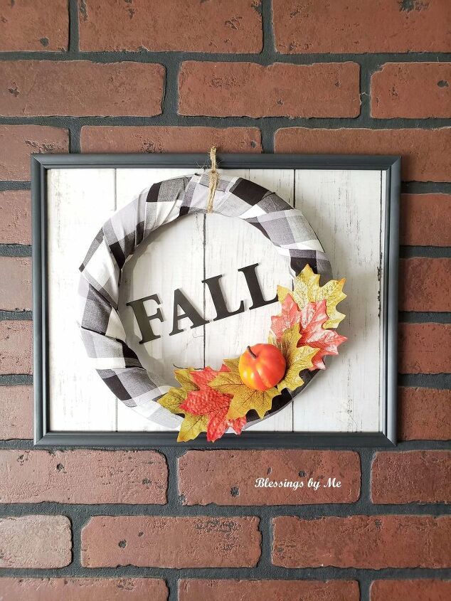 charming farmhouse fall wreath