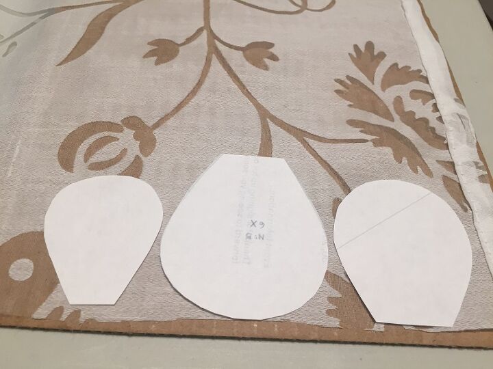 flores de tela de la cortina de ikea