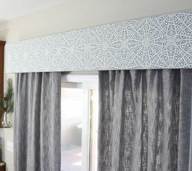 diy fabric cornice box add character to your windows for less