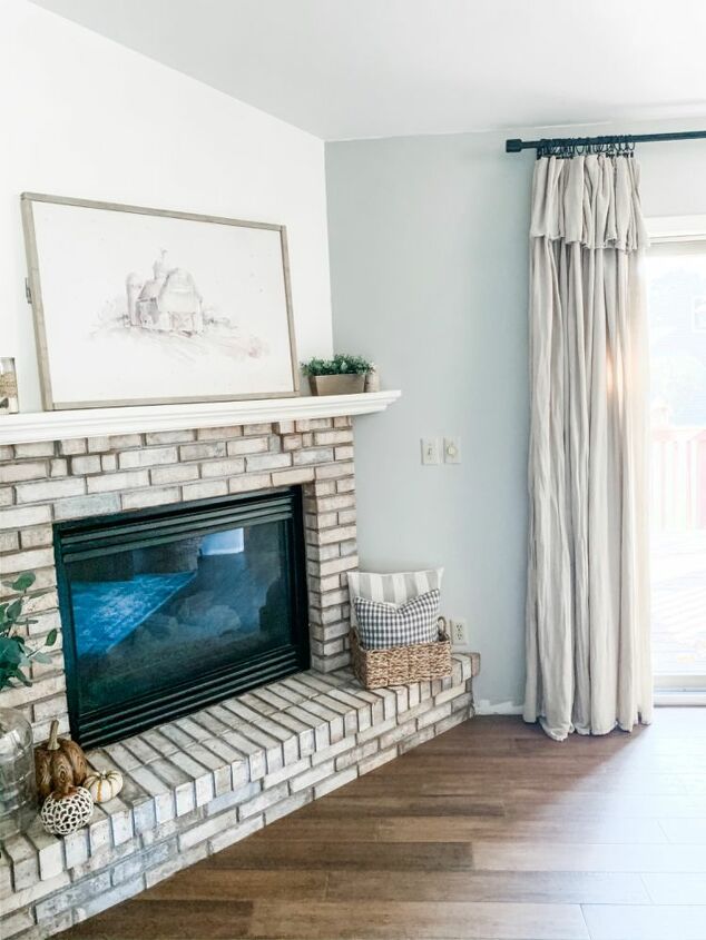 easy no sew drop cloth curtains