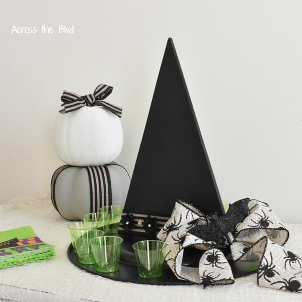 diy wood witch s hat for halloween decor