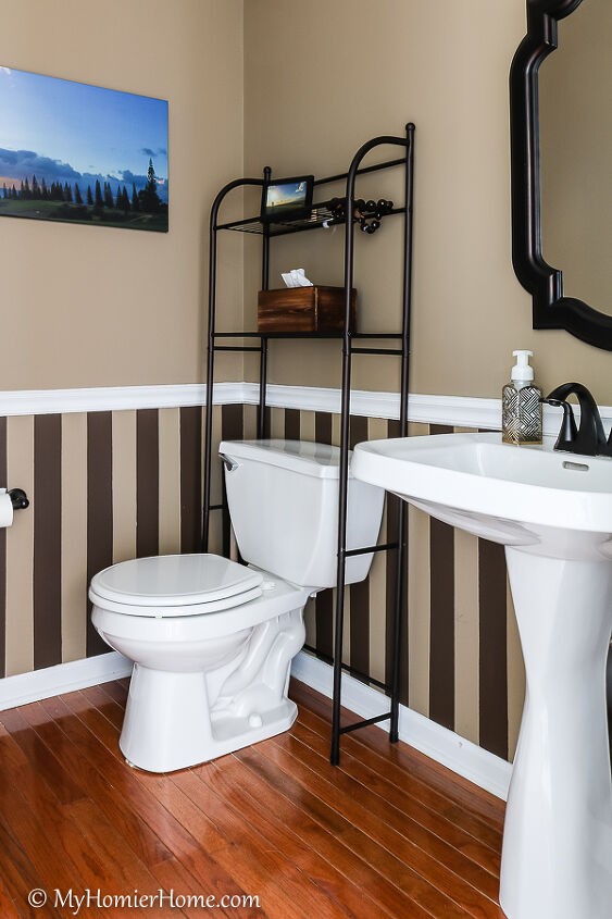 tips for using a bathroom wall stencil dramatic bathroom upgrade