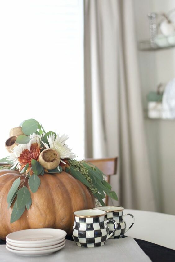 fall centerpiece from your grocery store