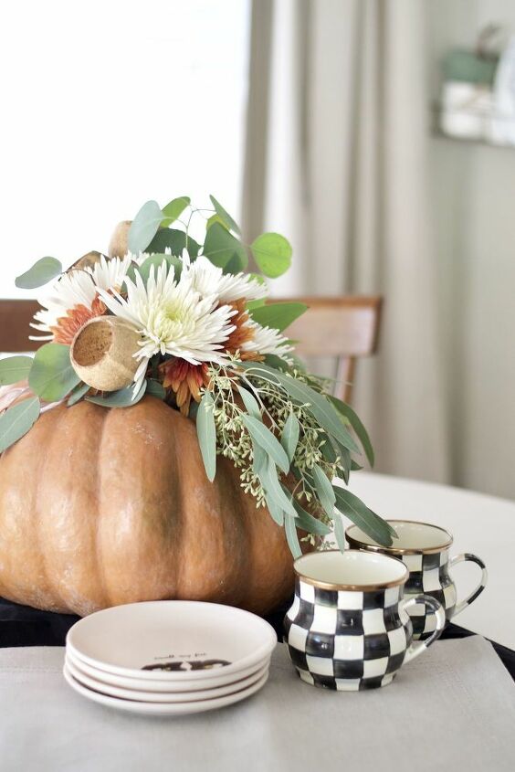 fall centerpiece from your grocery store