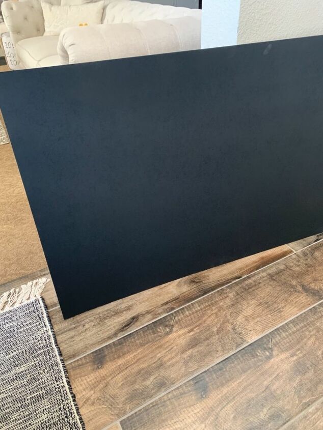 quadro negro emoldurado faa voc mesmo, pintura a giz