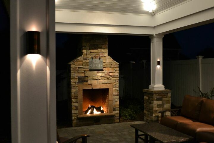 19 outdoor fireplace projects to warm your evenings, 9 Create Ambience with Gas Campfires