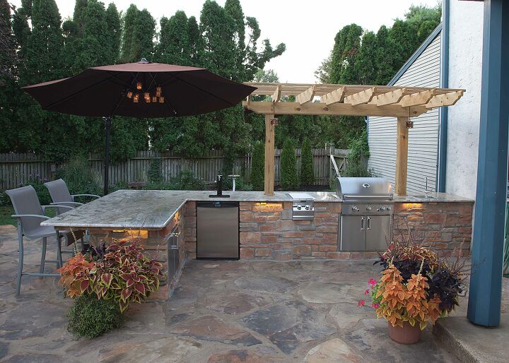 bring the party outside with these fabulous outdoor kitchen ideas, 2 Vintage Outdoor Kitchen Designs