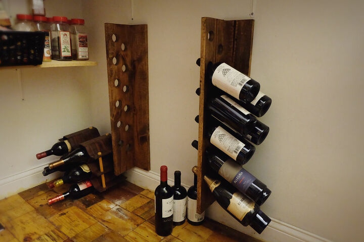 como fazer diy rack de vinho montado na parede de grandes dimenses