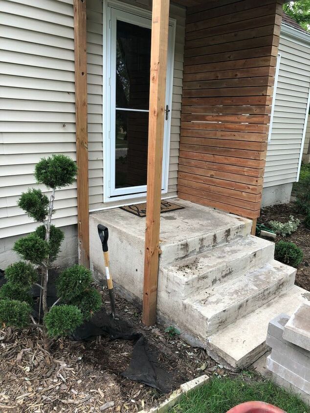 Cinder Block Entryway Planter Hometalk