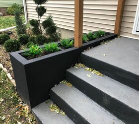 cinder block entryway planter, Easy DIY Cinder Block Planter