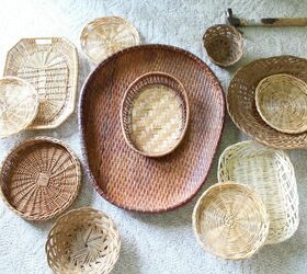 how to make a thrifty basket gallery wall