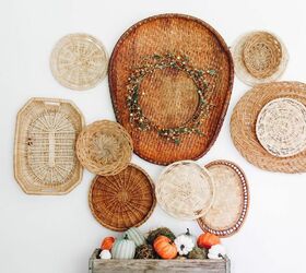 how to make a thrifty basket gallery wall