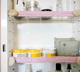 18 ways to transform your medicine cabinet from functional to fabulous, 15 Use Stylish Jute Strands for Extra Security