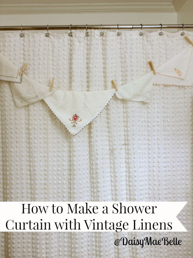 18 ways to revive your bathroom with stylish new shower curtains, 11 Transform Your Vintage Bed Linen