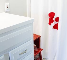 18 ways to revive your bathroom with stylish new shower curtains, 18 Design a Sailcloth Shower Curtain
