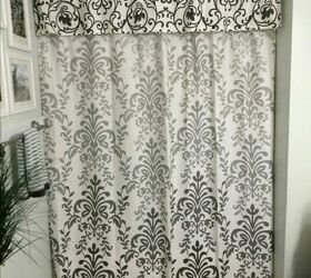 18 maneras de revivir tu bao con nuevas y elegantes cortinas de ducha, 1 Haz una sencilla cortina de ducha sin costuras