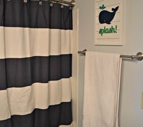 18 ways to revive your bathroom with stylish new shower curtains, 8 Embrace a Bold Nautical Theme